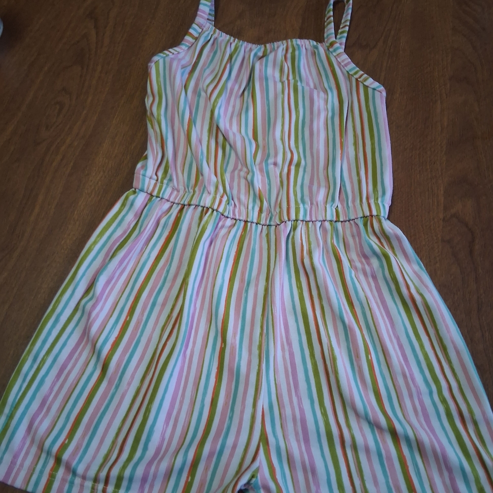 Colorful Striped Kids Romper